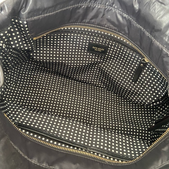 Kate Spade black quilted nylon purse - Picture 4 of 5